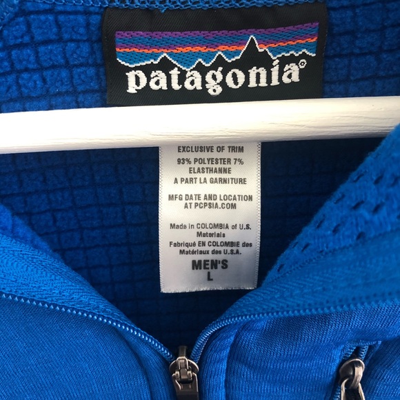 PATAGONIA R1 Pullover Hoodie Blue Gray Men’s Sz L - Picture 4 of 8